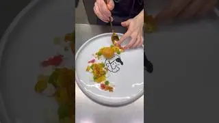 Michelin-star dessert plating ⭐️