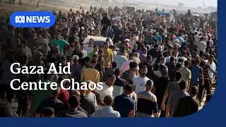 Four Palestinians reportedly killed in Gaza aid centre chaos | ABC NEWS