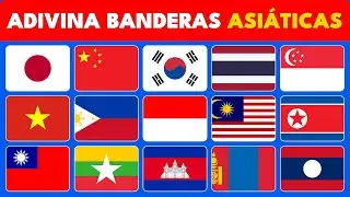 &iexcl;Desaf&iacute;o de Banderas! Adivina las 17 Banderas de Asia Oriental y Sudoriental