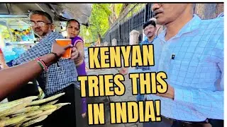 African Tourist Tries Famous Mumbai Street Drink | First Time in India