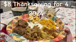 $8 budget Thanksgiving 2024