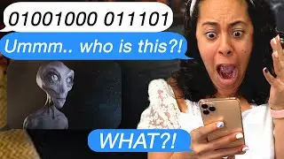 I Texted A REAL Alien!! (Scary Text Message Story Time)