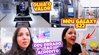 FUI COMPRAR O NOVO CELULAR DA SAMSUNG-DEU TUDO ERRADO -MOSTREI VÁRIOS APARELHOS- UMA CONQUISTA 🥰😍