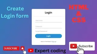 Create Login / Registration page  using Html Css for begineers 2023 || 