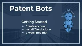 Getting started with Patent Bots