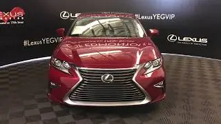 Red 2017 Lexus ES 350  Review Edmonton Alberta - Lexus of Edmonton