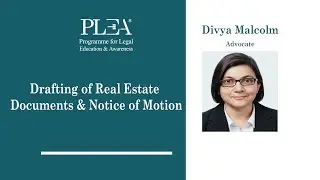 Drafting of Real Estate Documents & Notice of Motion by Divya Malcolm