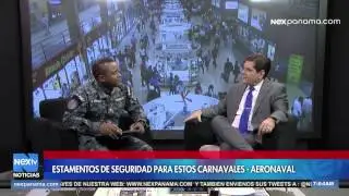 Entrevista al Mayor Samuel Welsh que nos habla sobre los  estamentos de seguridad para estos carnava