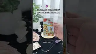 Attract the right energy to your home with a tarot card ✨ #Shorts
