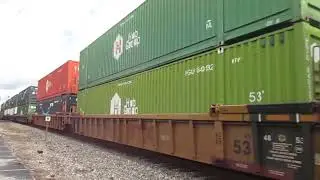 (10-8-2025) Norfolk Southern southbound intermodal train in Marion Ohio.