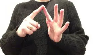 Auslan fingerspelling practise #62