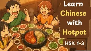 Learn Chinese with Hotpot | 火锅学中文 - Huǒguō xué zhōngwén | Easy Chinese | HSK 1– 3