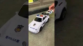 Police Car Loading Transport Play #PoliceCars #ToyVehicles #ActionPlay