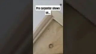 Pro carpenter shows us... #construction #carpenter #shorts
