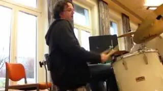 Playing drums on Women&rsquo;s carnival, Germany 2012