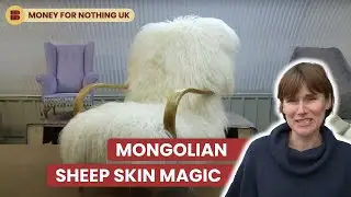 Chair Transformation with Mongolian Sheep Skin | Money For Nothing UK