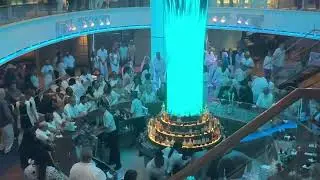 A beautiful dance party on a ship cruise mm