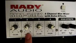 Nady Channel Microphone Mixer (MM14FX4) Quick Preview | Sonic Brilliance! 🎵🎤