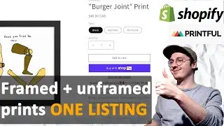 How to add different products to the same Shopify product listing using Printful (Variants)