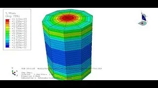 Abaqus Tutorial #4 - Stress analysis of axis symmetric components