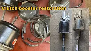 Clutch booster repair #car ,#mechanic ,#repairing 