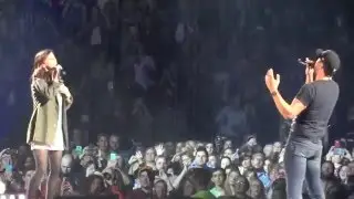 Luke Bryan and Karen Fairchild-Home Alone Tonight-Peoria,IL