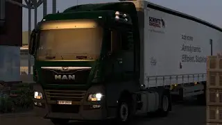 Cruising in Spain - MAN TGX Euro 6 - Euro Truck Simulator 2- Realistic POV ASMR Driving
