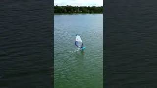 Windsup - Jezioro Firlej, lubelskie, Poland #windsurfing #sup #paddleboarding #poland #drone #dji