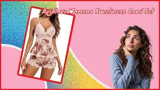 Avidlove Womens Sweetness Cami Set review