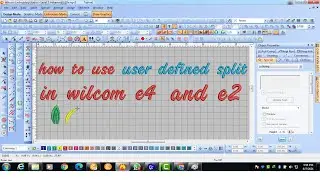 HOW TO USE USER DEFINED SPLIT IN E2 OR E4   (ADVANCE LEVEL) BY NEEDLE POINT