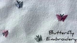 1 to 3 years baby frok butterfly embroidery step by step 