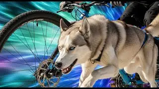 BIKEJORING COUCH - TOUR PRESIDENCIAL🇲🇽🐺 #bikejoring #husky #huskylife