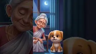 🐶 दादी जी और नन्हा पप्पी | सबसे प्यारी कहानी ❤️#dog #viral #music #shorts #yt #animals #kidsstory