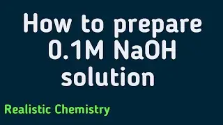 How to prepare 0.1M NaOH solution