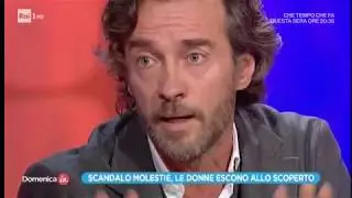 Alessio Boni sul caso molestie nel mondo del cinema - Domenica In 12/11/2017