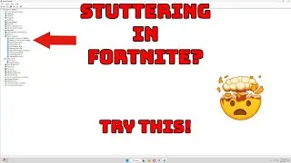Fortnite Stuttering? This ONE SETTING Might Fix It!