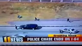 NFL Running back Police Officer Chases Bad Guy