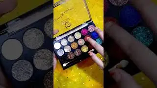 Matt Look 18 Color Glitter Eyeshadow Palette #eyemakeup #shorts #ytshorts #makeup