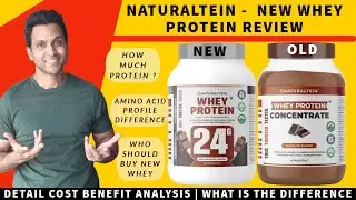 Naturaltein New Whey Protein Supplement Review | Best clean whey protein with digestive enzymes