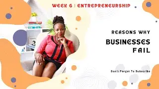 REASONS WHY BUSINESSES FAIL