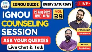 📢 Admission Special | IGNOU GUIDE 39 | आपके सवाल IGNOU के जवाब | IGNOU Admission 2025 July Session