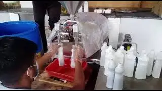 Automatic 2 Head Bottle Filling Machine 99% Accuracy for Juice, liquid, Oil #fillingmachine