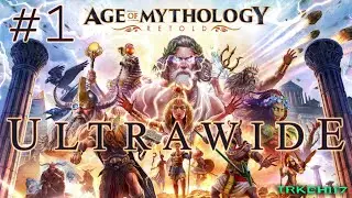Age of Mythology: Retold ULTRAWIDE Gameplay | Fall of the Trident Campaign Part 1 | Greek | LIVE