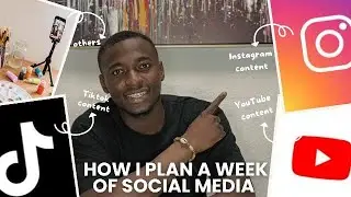 How I Plan a Week of Social Media Content 📅✨ | Intern Life Behind the Scenes