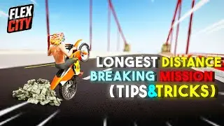 🚨 Longest Distance Braking Trick in Flex City | Exclusive Reward 💰