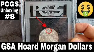 Видео распаковки PCGS №8 &mdash; GSA Hoard Morgan Silver Dollars
