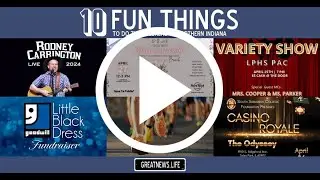 10 Fun Things To Do in Northern Indiana this weekend, April 24 - April 27