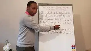 5ème - Enchaînements d'opérations : Traduire une phrase en une expression numérique