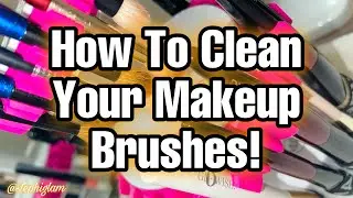 HOW TO CLEAN MAKEUP BRUSHES | QUICK & EASY! sigma beauty