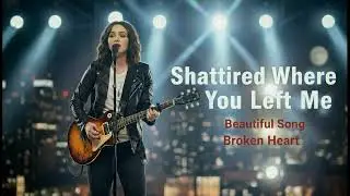 Lyric Video Best Original Song 2026 :  Shattered Where You Left Me (Relaxing Cover Music 🎶)